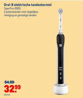 Makro Oral-B elektrische tandenborstel aanbieding