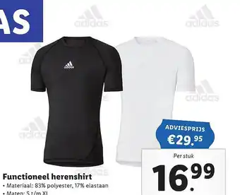 Lidl Functioneel Herenshirt aanbieding