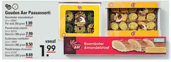 Sligro Gouden Aar Paasassorti Roomboter amandelstaaf 250 gram aanbieding