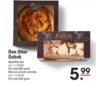 De Kweker Den Otter Gebak aanbieding