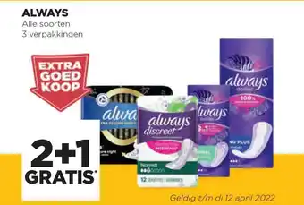 Jumbo Always 2+1 Gratis aanbieding