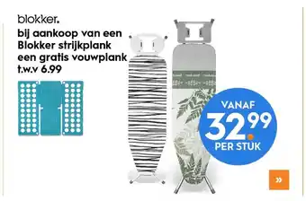 Blokker Blokker Strijkplank Een Gratis Vouwplank aanbieding