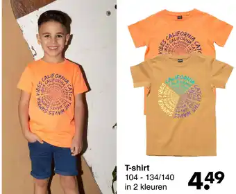 Wibra T-shirt 104 - 134/140 aanbieding