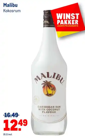 Makro Malibu Kokosrum aanbieding