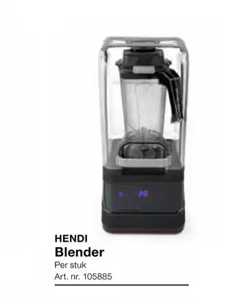 Bidfood Hendi Blender aanbieding