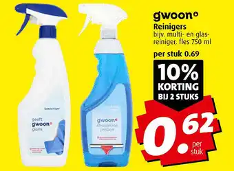 Boni gwoon Reinigers aanbieding