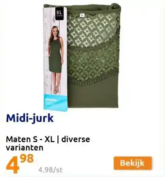 Action Midi-jurk aanbieding