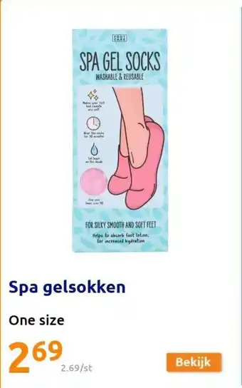 Action Spa gelsokken aanbieding