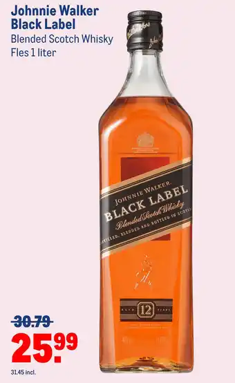 Makro Johnnie Walker Black Label aanbieding