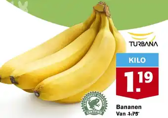 Hoogvliet Bananen aanbieding