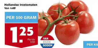 Hoogvliet Hollandse trostomaten 500g aanbieding