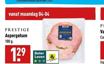 ALDI Aspergehan 100 G aanbieding