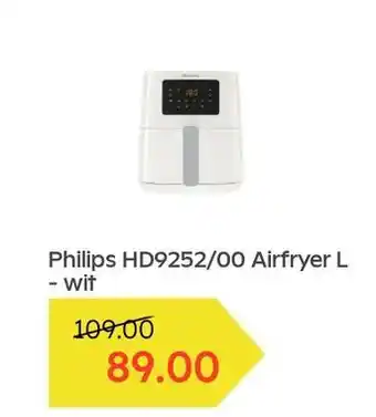 Ochama Philips HD9252/00 Airfryer L - wit aanbieding