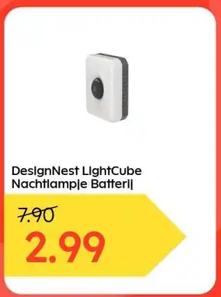 Ochama DesignNest LightCube Nachtlampje Batterij aanbieding