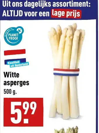 ALDI Witte asperges 500 G aanbieding