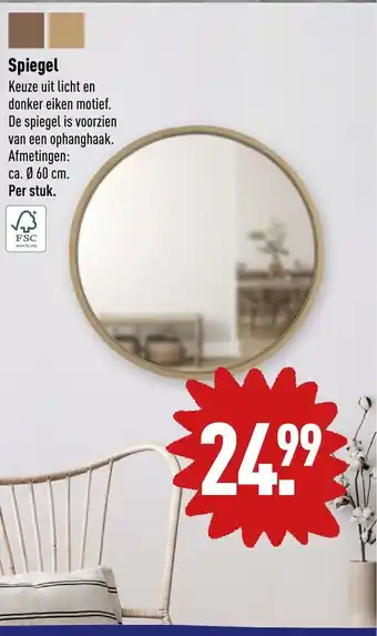 ALDI Spiegel 60 cm aanbieding