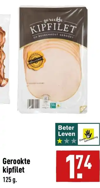 ALDI Gerookte kipfilet 125 G aanbieding