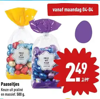 ALDI Paaseitjes 500 G aanbieding