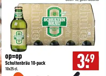 ALDI Schultenbrau 10-pack 10x25 cl aanbieding