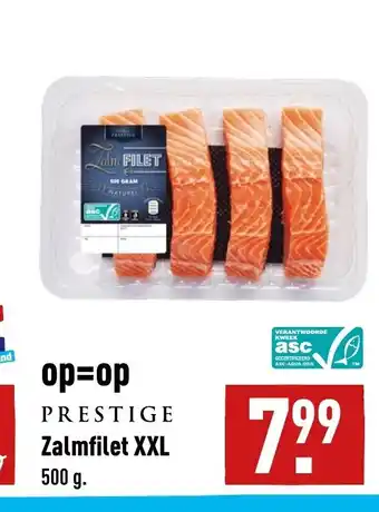 ALDI Zalmfilet Xxl 500 G aanbieding