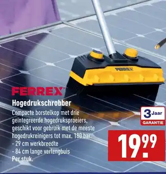 ALDI Ferrex Hogedrukschrobber aanbieding