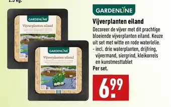 ALDI Gardenline Vijverplanten eiland aanbieding