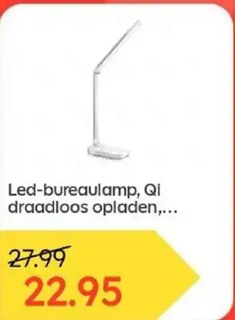 Ochama Led-bureaulamp, Qi draadloos opladen aanbieding