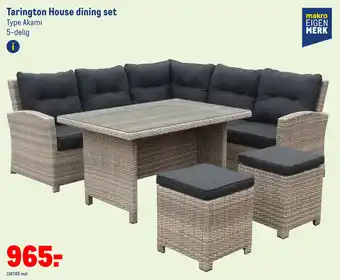 Makro Tarington House dining set Type Akami aanbieding