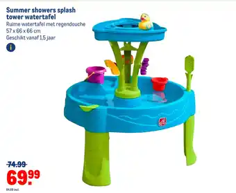 Makro Summer showers splash tower watertafel aanbieding