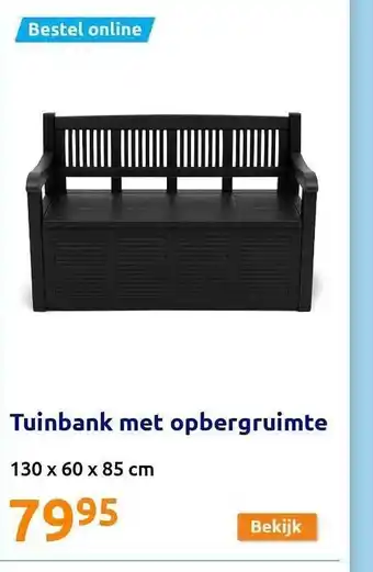 Action Tuinbank Met Opbergruimte aanbieding