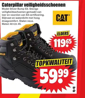 Dirk Caterpillar Veiligheidsschoenen aanbieding