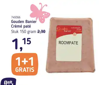 Van Hoeckel Gouden banier creme pate 150 gram aanbieding