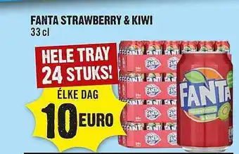 Dirck 3 Fanta Strawberry & Kiwi aanbieding