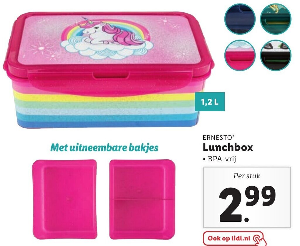 Lunchbox 1,2 L aanbieding bij Lidl