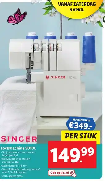 Lidl Singer Lockmachine S010l aanbieding