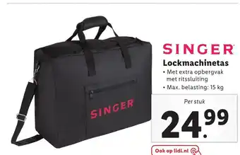 Lidl Singer Lockmachinetas 15 kg aanbieding