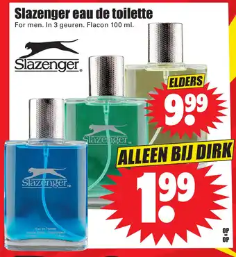 Dirk Slazenger eau de toilette aanbieding