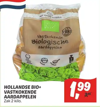 Dekamarkt Hollandse bio+ vastkokende aardappelen aanbieding