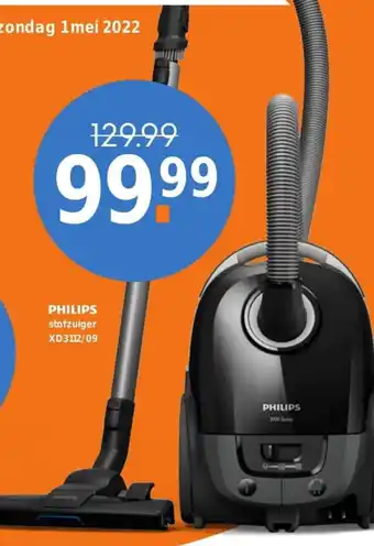 Blokker Philips Stofzuiger Xd3112/09 aanbieding