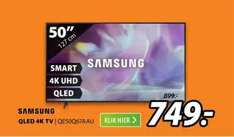 Expert Samsung QLED 4K TV QE50Q67AAU 50" 127 cm aanbieding