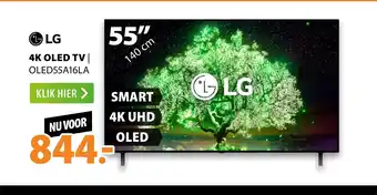 Expert LG 4K QLED TV OLED55A16LA 55" 140 cm aanbieding