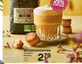 Ekoplaza Weespermoppen De Bijenkorf Patisserie 100 g aanbieding