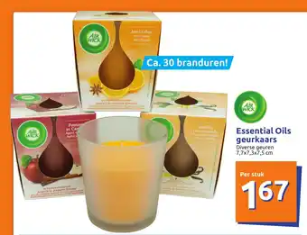 Action Air Wick Essential oils geurkaars 7,7x7,3x7,5 cm aanbieding