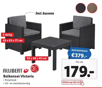 Lidl Balkonset victoria aanbieding