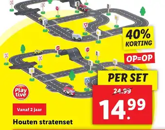 Lidl Houten stratenset aanbieding