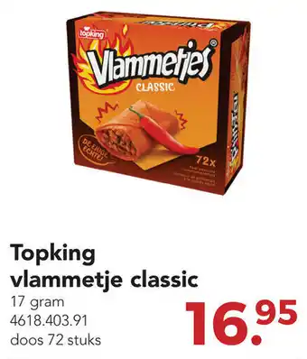 Zegro Topking vlammetje classic 17g aanbieding