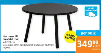 Albert Heijn Hartman Jill tuintaf fel rond aanbieding