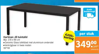 Albert Heijn Hartman Jill tuintafel aanbieding