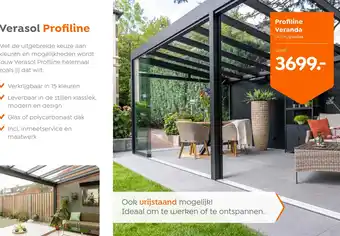 Verasol Profiline Veranda aanbieding