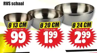 Dirk RVS 13cm aanbieding